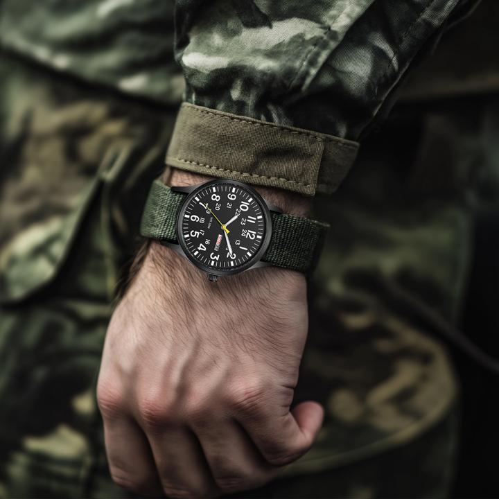 Orologio da uomo sostenibile per esterni – design resistente all&