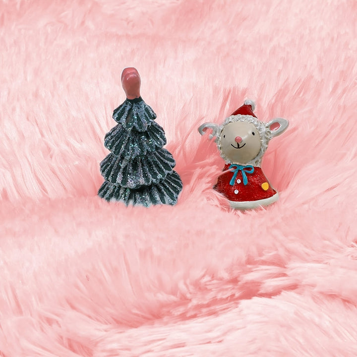 RoséTraum: Tappeto rotondo rosa morbido e soffice – decorativo per soggiorno, camera da letto e decorazioni natalizie