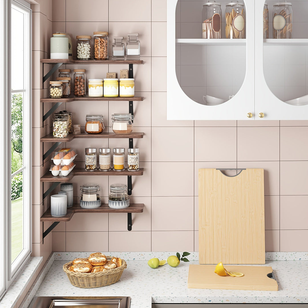 RustikEcke: Mensole da parete in legno – stabili, decorative e salvaspazio per bagno e soggiorno