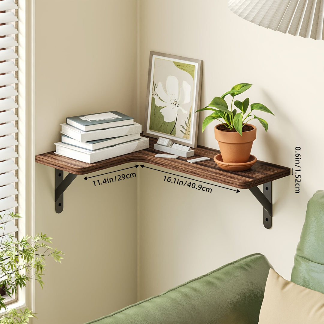 RustikEcke: Mensole da parete in legno – stabili, decorative e salvaspazio per bagno e soggiorno