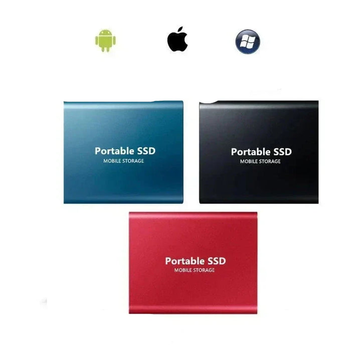 Unità SSD esterna portatile con trasferimento dati ad alta velocità e design compatto