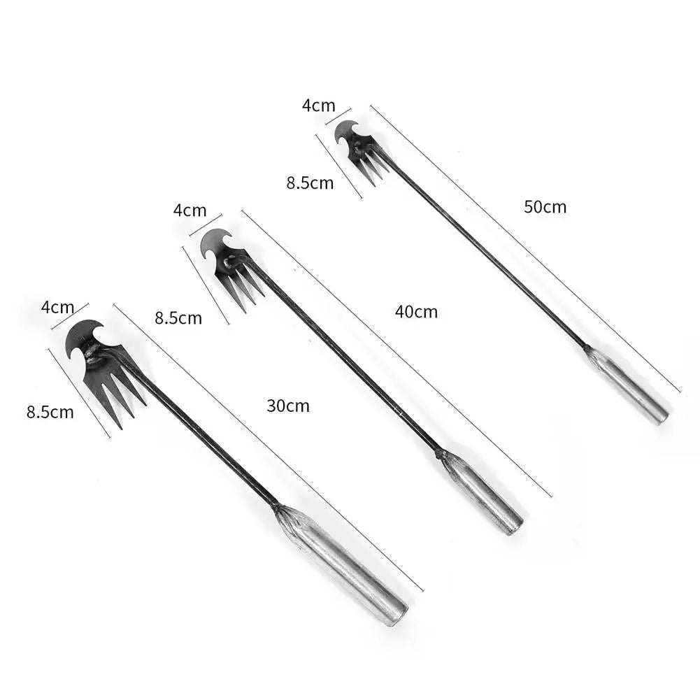 RootRake™ – Outil de désherbage multifonction à 4 dents