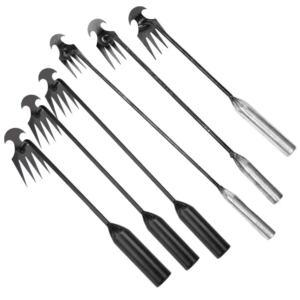 RootRake™ – Outil de désherbage multifonction à 4 dents