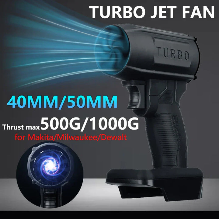 Soplador Turbo Jet Inalámbrico per Asciugatura Auto – Pistola d&