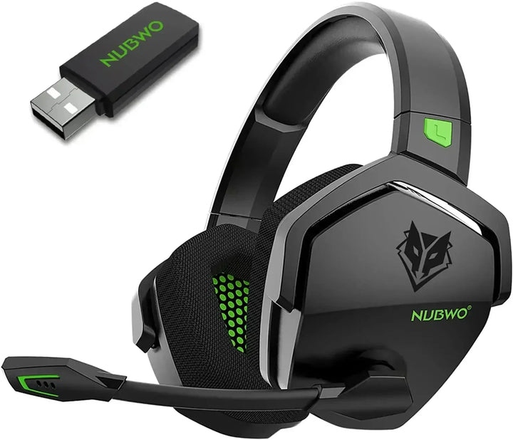 Cuffie Gaming Wireless con Microfono e Cancellazione Attiva del Rumore