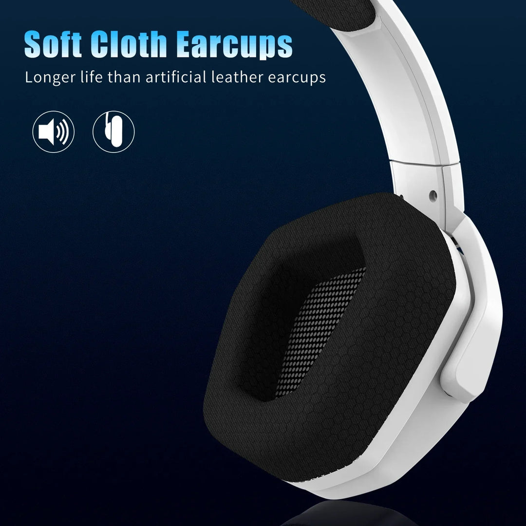 Cuffie Gaming Wireless con Microfono e Cancellazione Attiva del Rumore