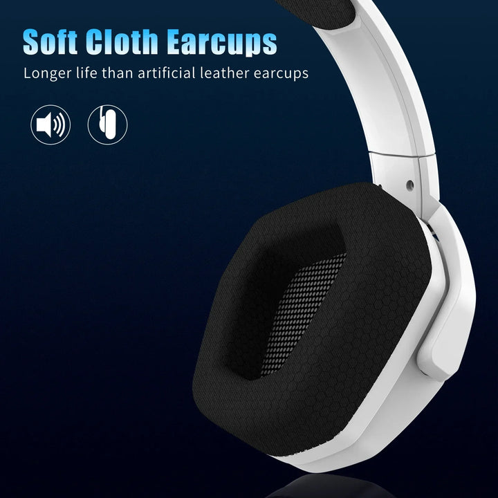 Cuffie Gaming Wireless con Microfono e Cancellazione Attiva del Rumore