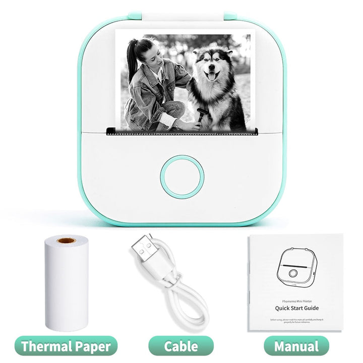 WinzigerDruck™ Mini-Stampante Portatile | Stampante Bluetooth Portatile | Stampa Istantanea per Foto, Note &amp; Etichette
