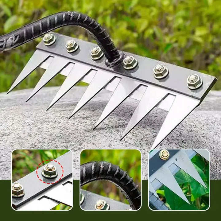RakeForce™ – Râteau Puissant pour le Jardin et les Mauvaises Herbes