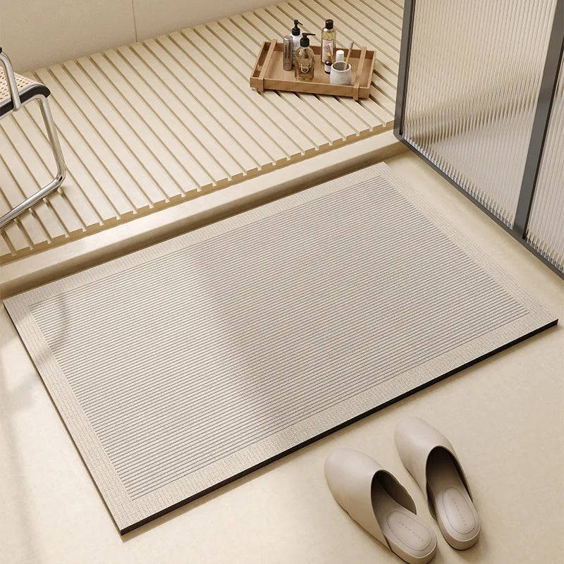 Tappetino da Bagno Super Assorbente | Tappetino da Bagno Antiscivolo a Asciugatura Rapida