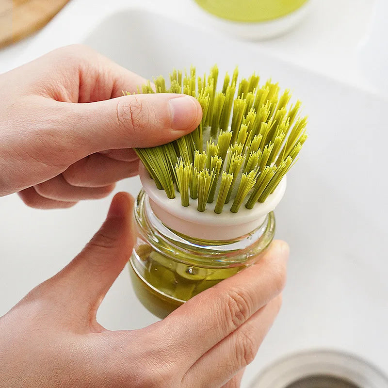 ScrubJet™ – Spazzola da Cucina con Distributore di Sapone Integrato