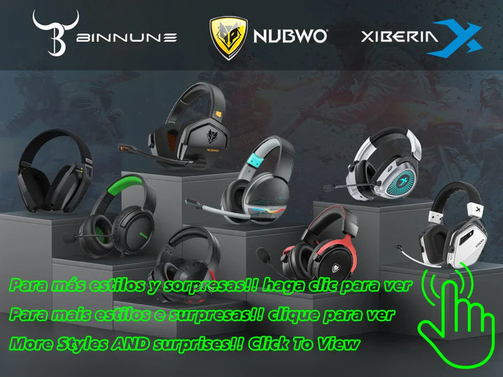 Cuffie Gaming Wireless con Microfono e Cancellazione Attiva del Rumore