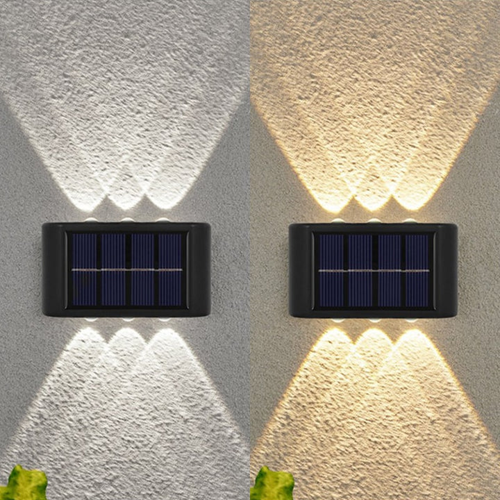 HelleNacht™ Lampada da Parete LED Premium | Impermeabile IP65 | Sensore di Movimento | Luce Calda Up-&amp;-Down