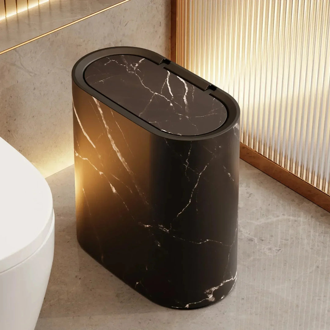 Cestino con Design in Marmo