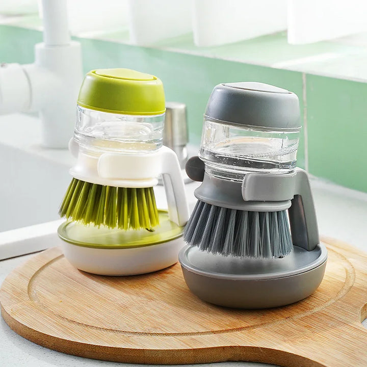 ScrubJet™ – Spazzola da Cucina con Distributore di Sapone Integrato