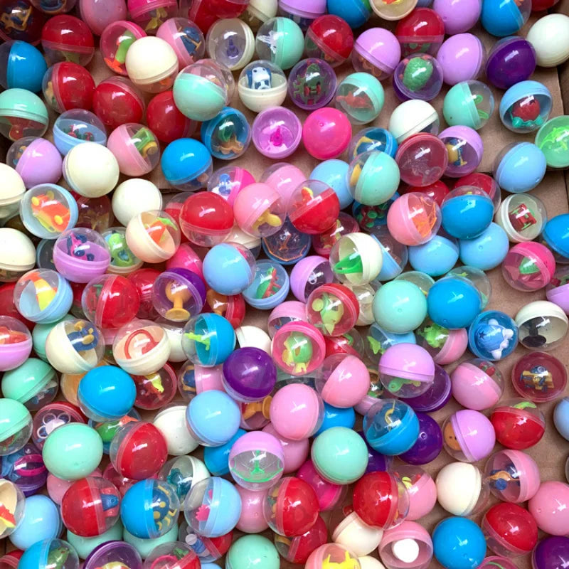 Palle Premio per Mini Macchina delle Grinfie - Regali di Uovo Misterioso Assortiti da 32mm per Bambini