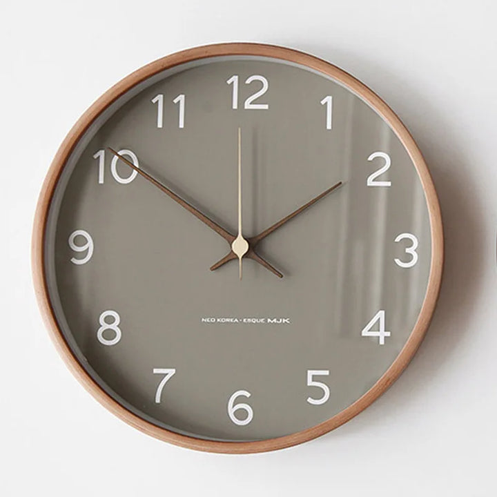 Orologio da Parete Rotondo Nordic Silenzioso Decorazione Contemporanea per la Casa