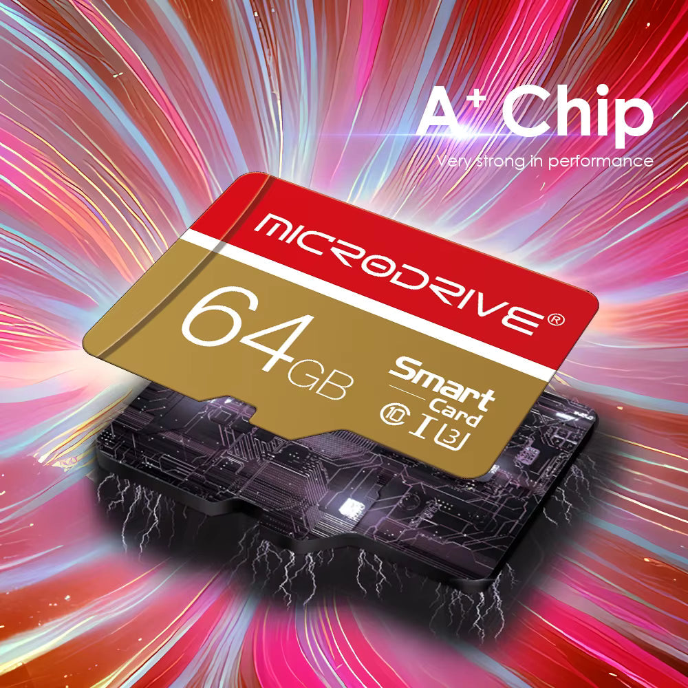 Scheda di Memoria MicroDrive MicroSD Classe 10 UHS-I U3 Scheda TF ad Alta Velocità