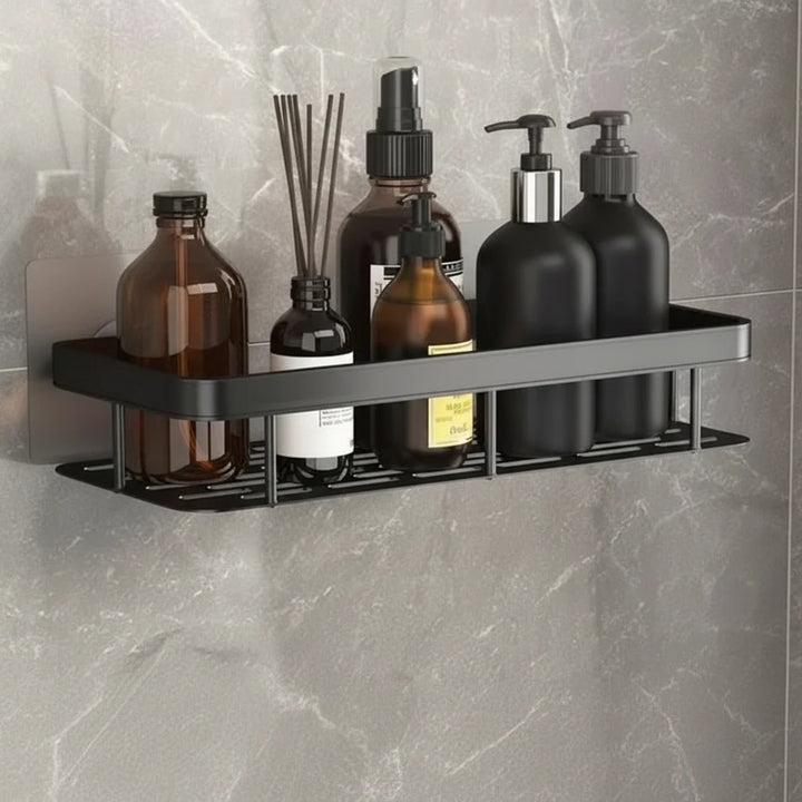 NORDICSHELF - Mensola Adesiva per il Bagno – Senza Trapano &amp; Elegante per Ogni Bagno