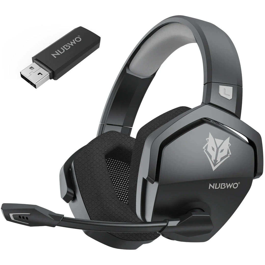 Cuffie Gaming Wireless con Microfono e Cancellazione Attiva del Rumore