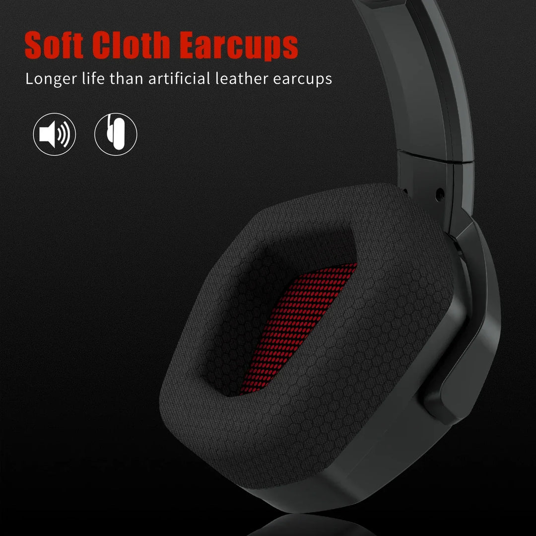 Cuffie Gaming Wireless con Microfono e Cancellazione Attiva del Rumore