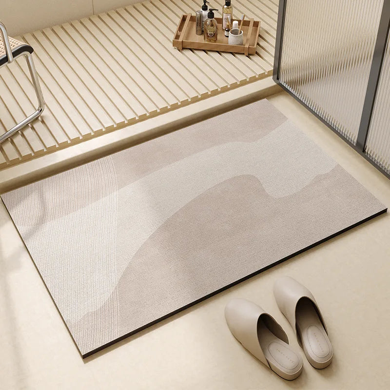 Tappetino da Bagno Super Assorbente | Tappetino da Bagno Antiscivolo a Asciugatura Rapida