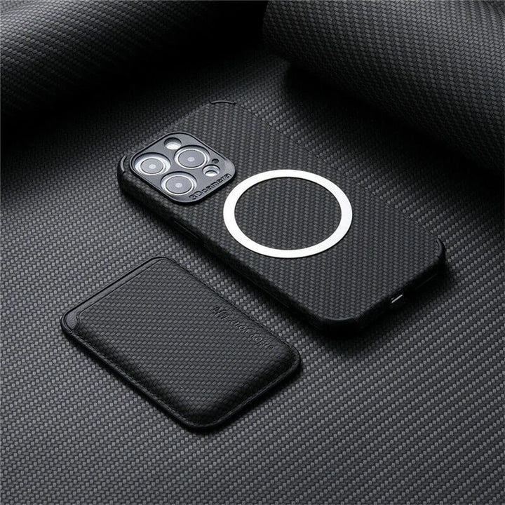 Fodera per Portafoglio MagSafe | Supporto Magnetico per Carte di iPhone | Design Sottile