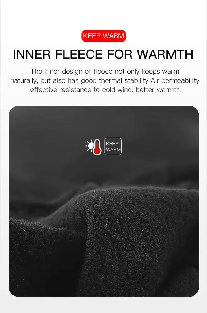 Guanti termici invernali con touchscreen – antivento e idrorepellenti, guanti unisex antiscivolo per ciclismo e clima freddo