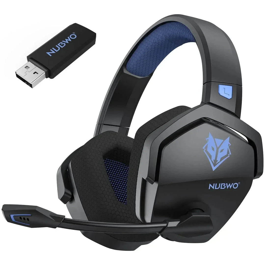Cuffie Gaming Wireless con Microfono e Cancellazione Attiva del Rumore