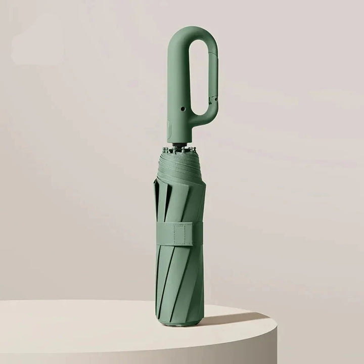 20 Stecche Ombrello Pieghevole Resistente al Vento di 105CM per Uomini, Manico Grande, Resistente all&