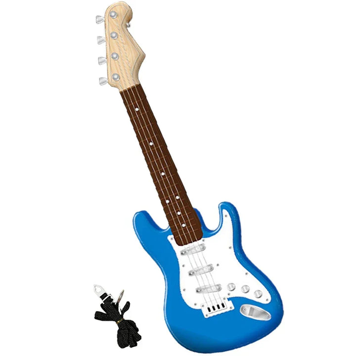 Chitarra Elettrica a 4 Corde per Bambini - Strumento Musicale Portatile, Regalo Perfetto per Giovani Musicisti