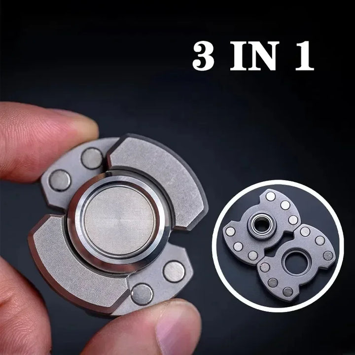 Spinner Antistress Magnetico in Metallo per Adulti