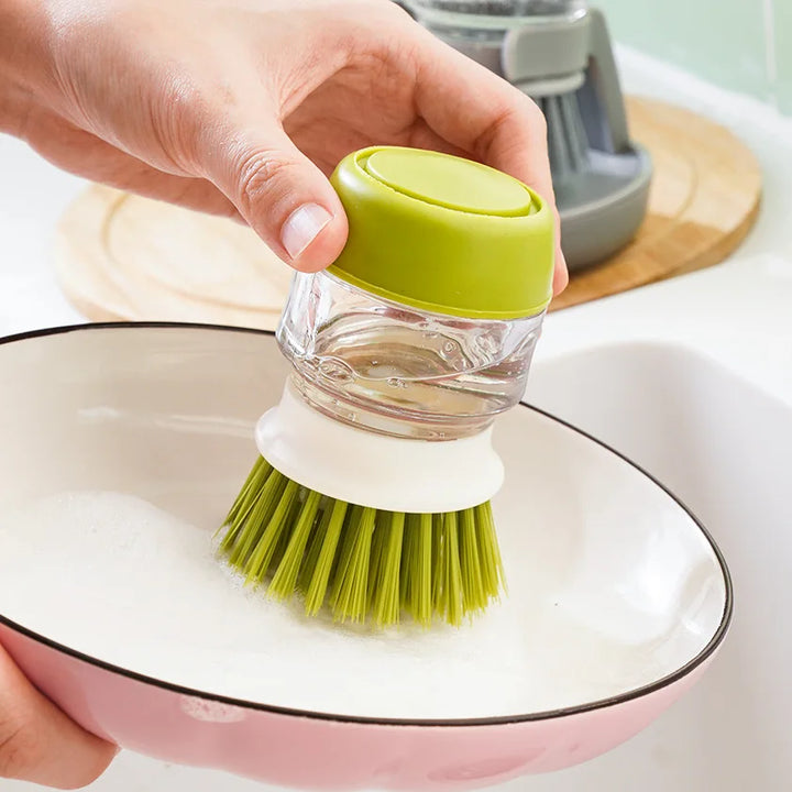 ScrubJet™ – Spazzola da Cucina con Distributore di Sapone Integrato