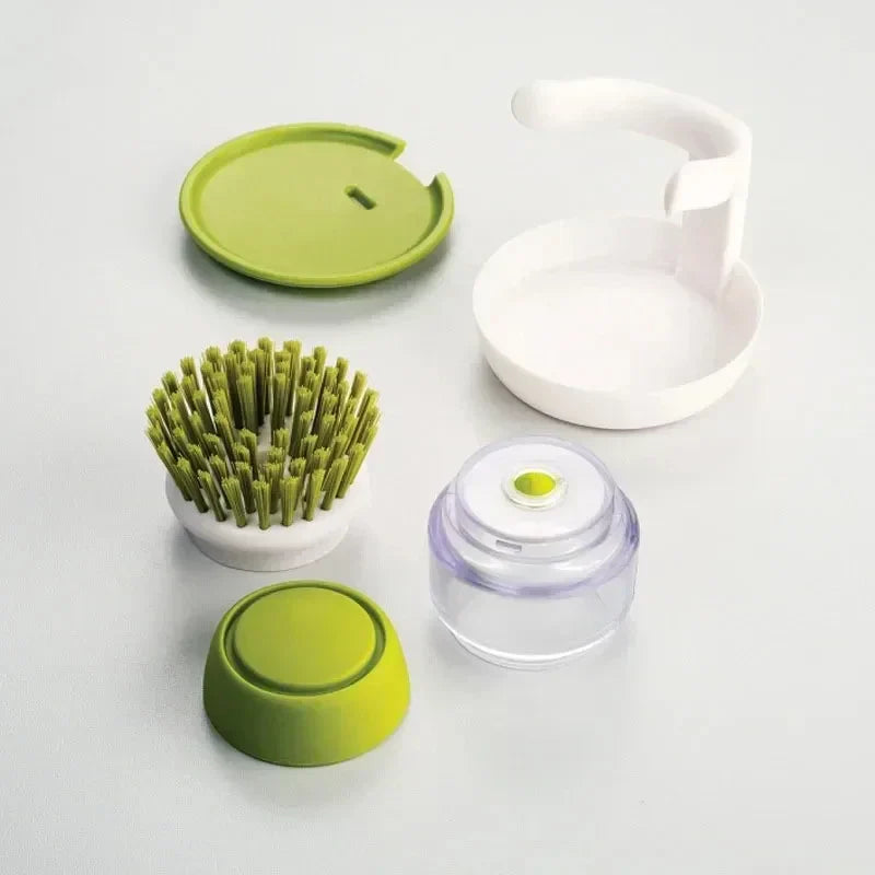 ScrubJet™ – Spazzola da Cucina con Distributore di Sapone Integrato