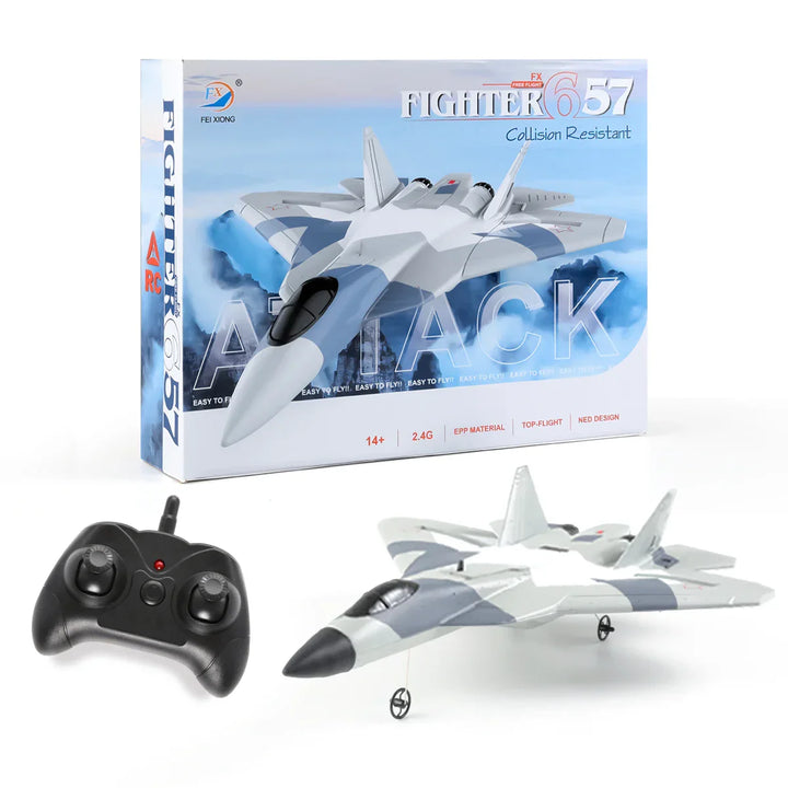 Aereo da Combattimento SU-35 con Controllo Remoto EPP - Aeronave Pianeggiante 2.4G per Bambini, Giocattolo Facile da Volare