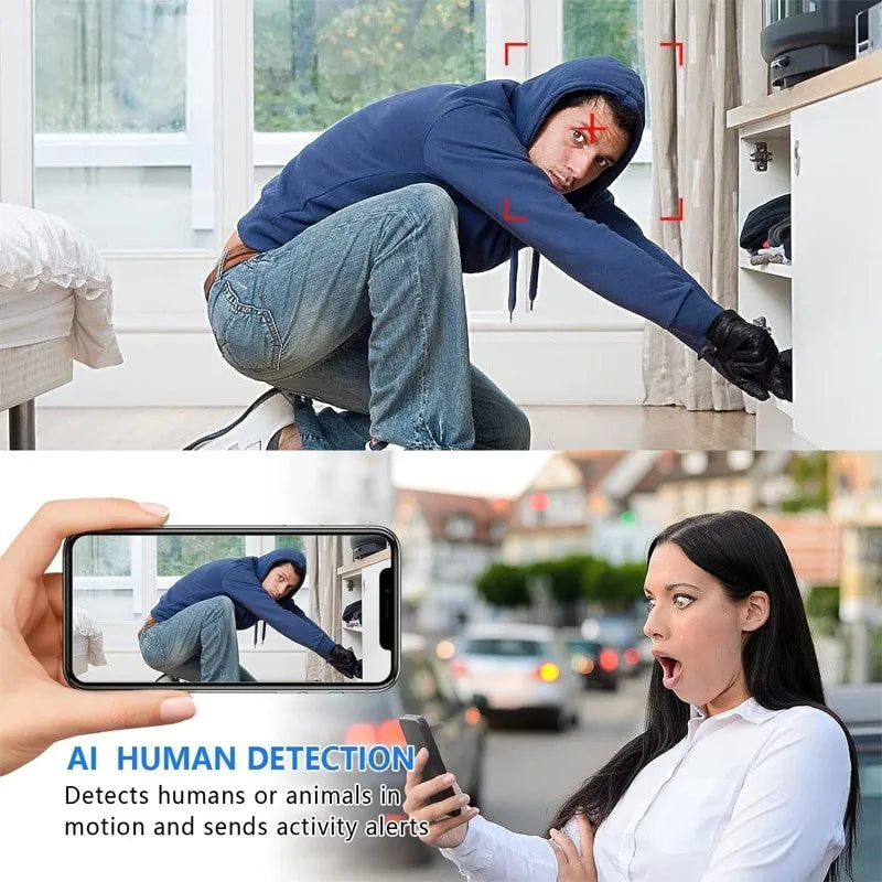 Mini Telecamera Wireless 5G 1080P HD per Sicurezza Domestica