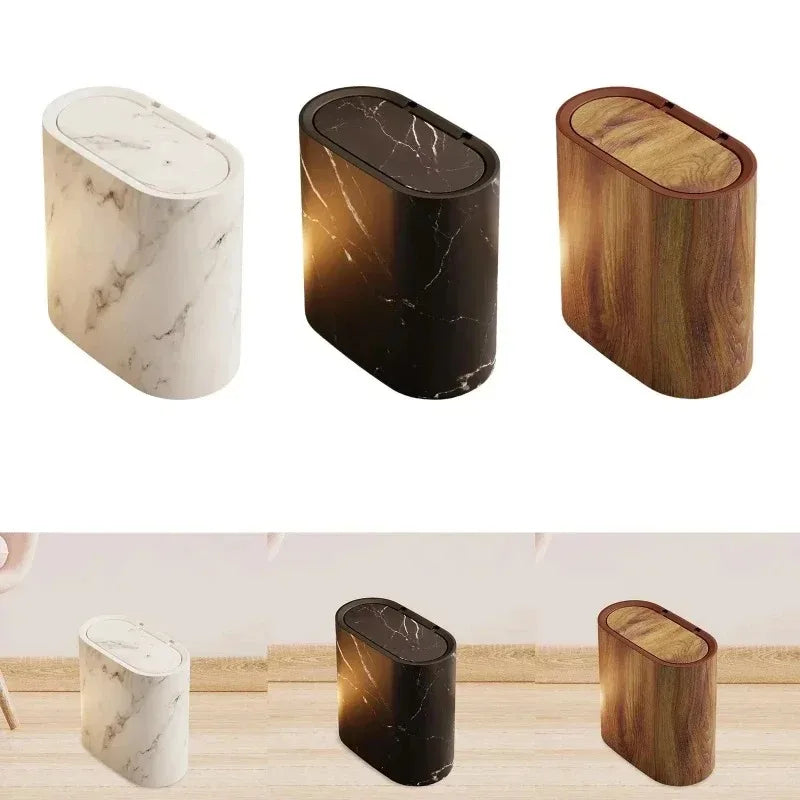 Cestino con Design in Marmo