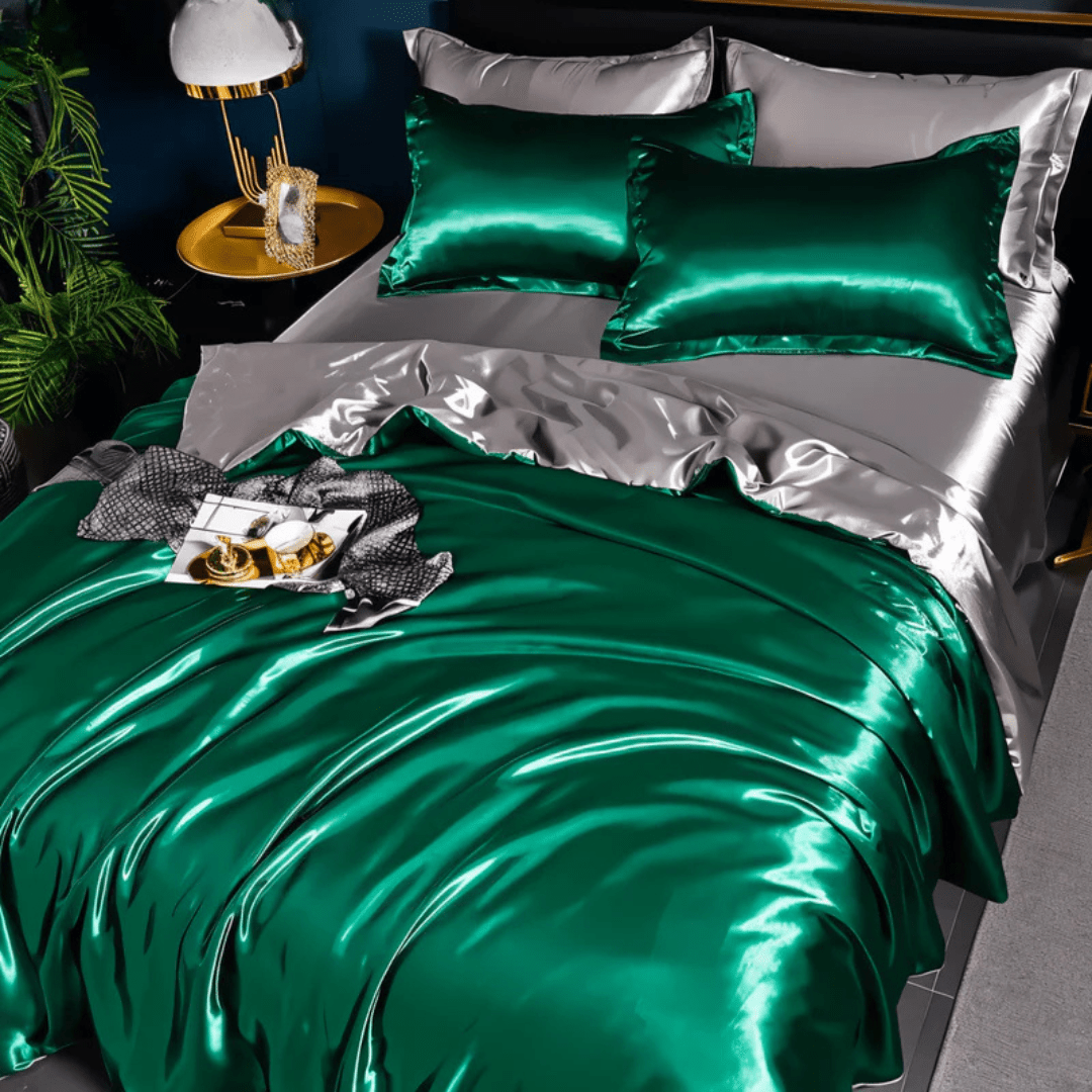 PURELISS – Set di biancheria da letto in seta lussuosa per il massimo comfort