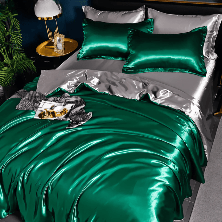 PURELISS – Set di biancheria da letto in seta lussuosa per il massimo comfort
