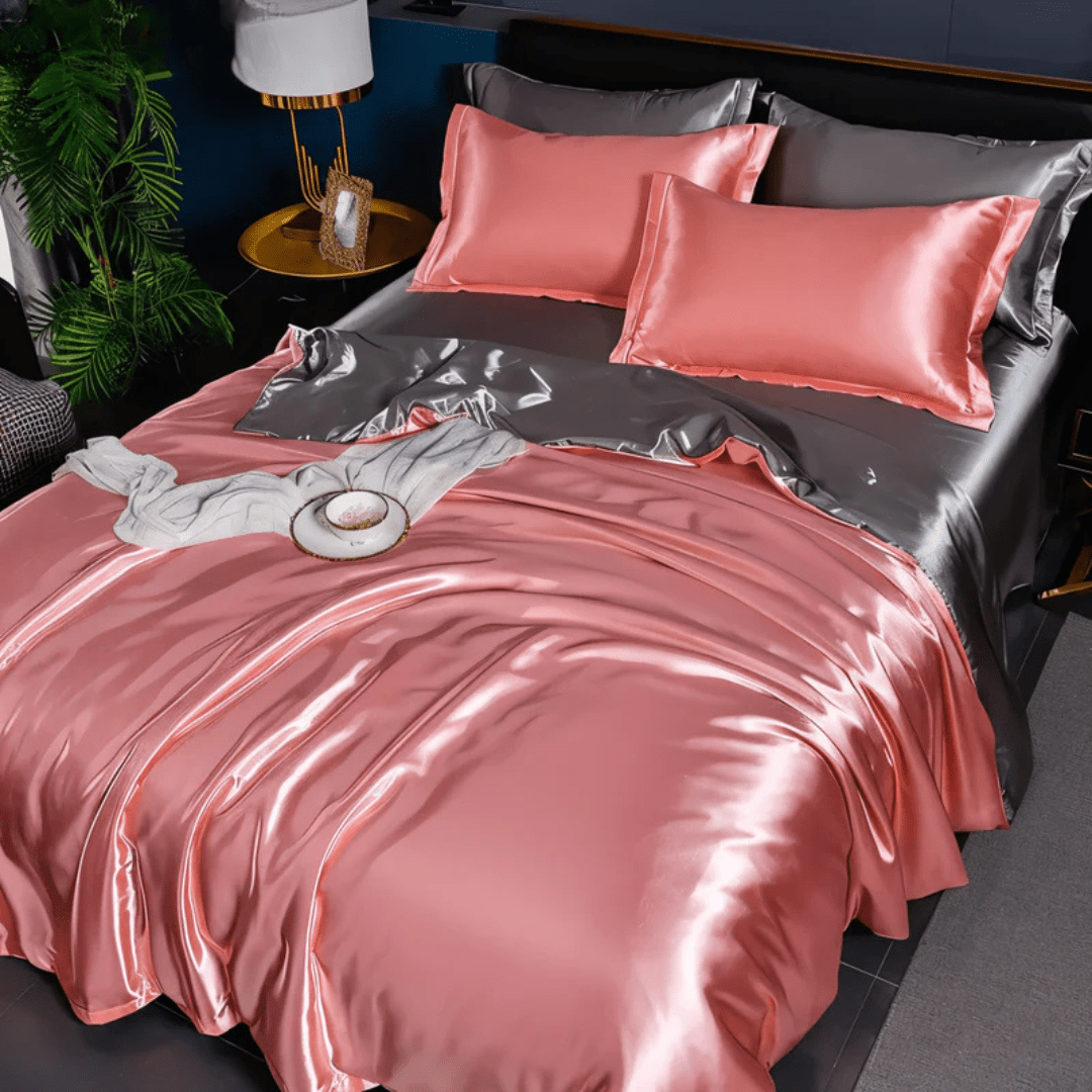 PURELISS – Set di biancheria da letto in seta lussuosa per il massimo comfort