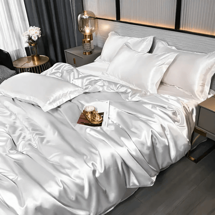 PURELISS – Set di biancheria da letto in seta lussuosa per il massimo comfort