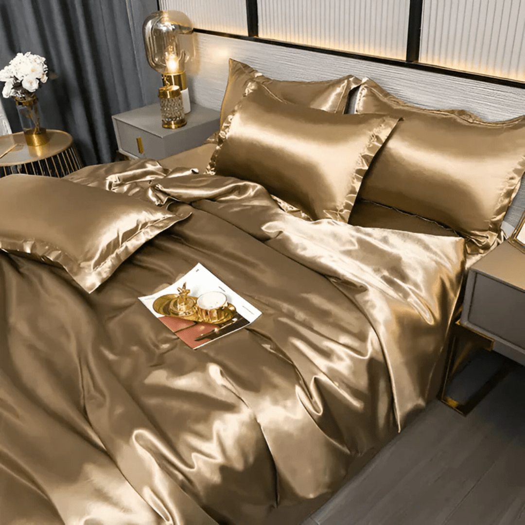 PURELISS – Set di biancheria da letto in seta lussuosa per il massimo comfort