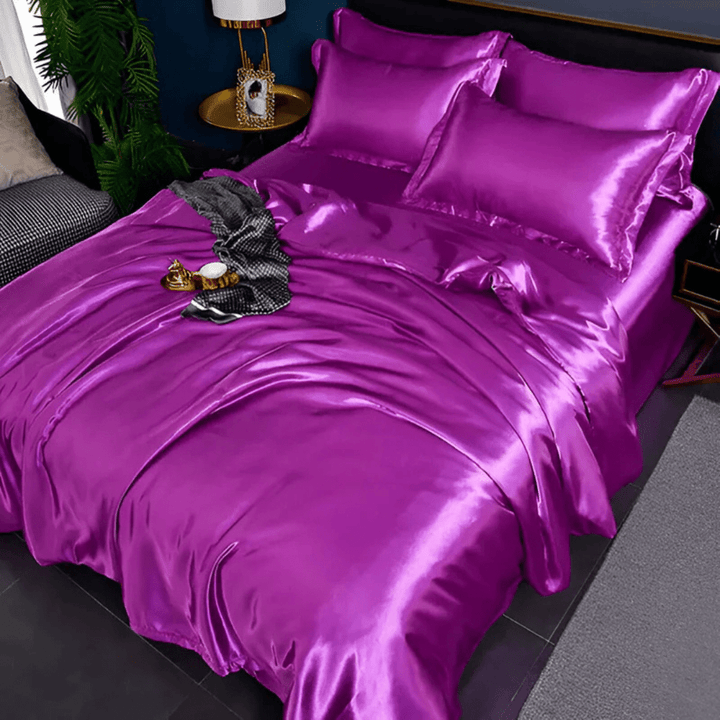 PURELISS – Set di biancheria da letto in seta lussuosa per il massimo comfort