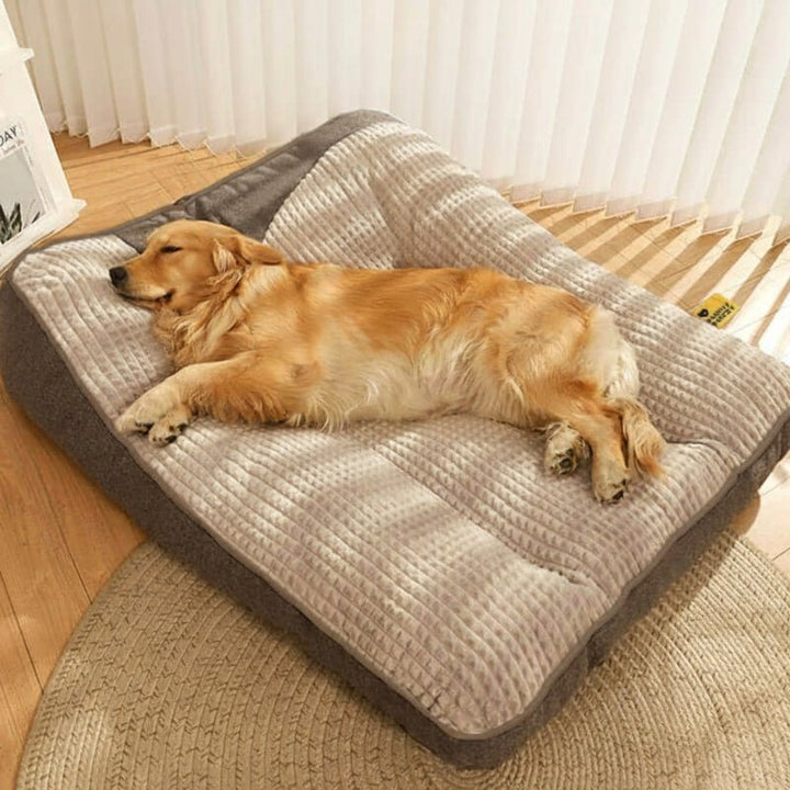 HUGBED – Letto per cani grande e resistente ai graffi con supporto ortopedico per la colonna vertebrale