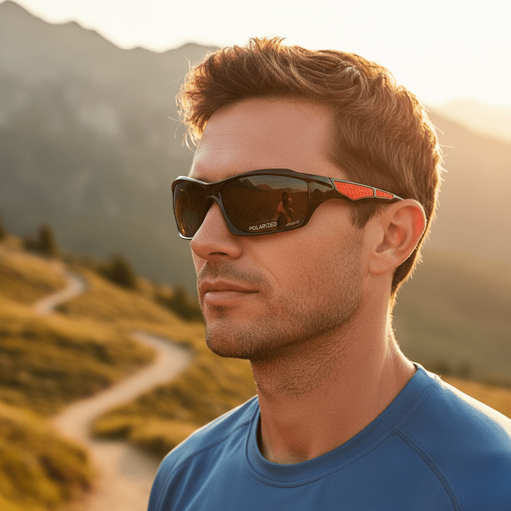 BRIGHTONIX – Occhiali da sole rotondi polarizzati con protezione UV400