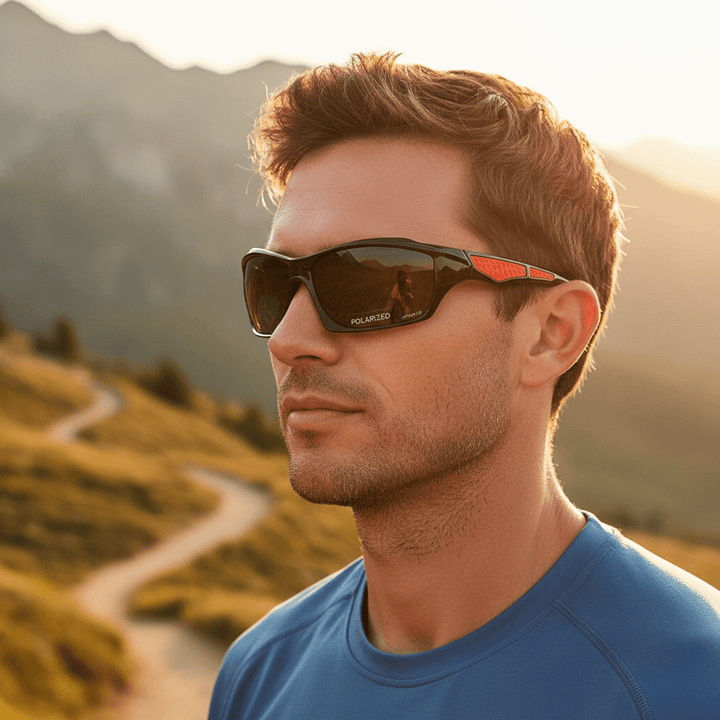 BRIGHTONIX – Occhiali da sole rotondi polarizzati con protezione UV400
