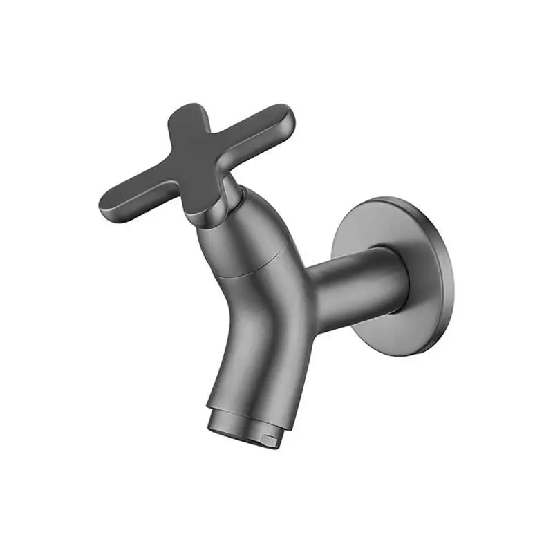 BrassFlow – Rubinetto per Acqua Fredda da Parete in Ottone Massiccio