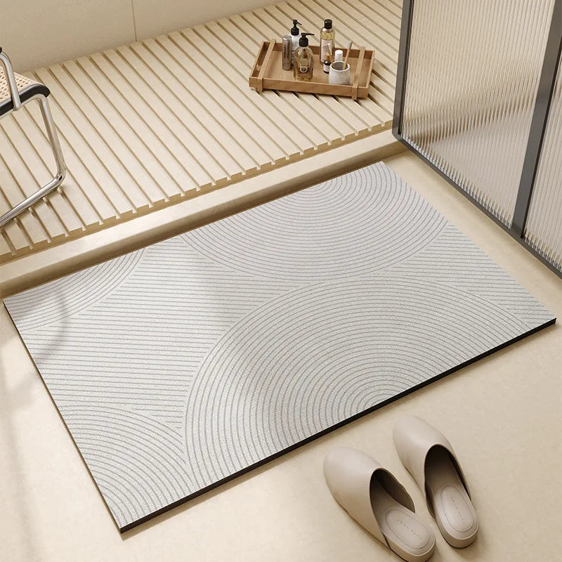 Tappetino da Bagno Super Assorbente | Tappetino da Bagno Antiscivolo a Asciugatura Rapida