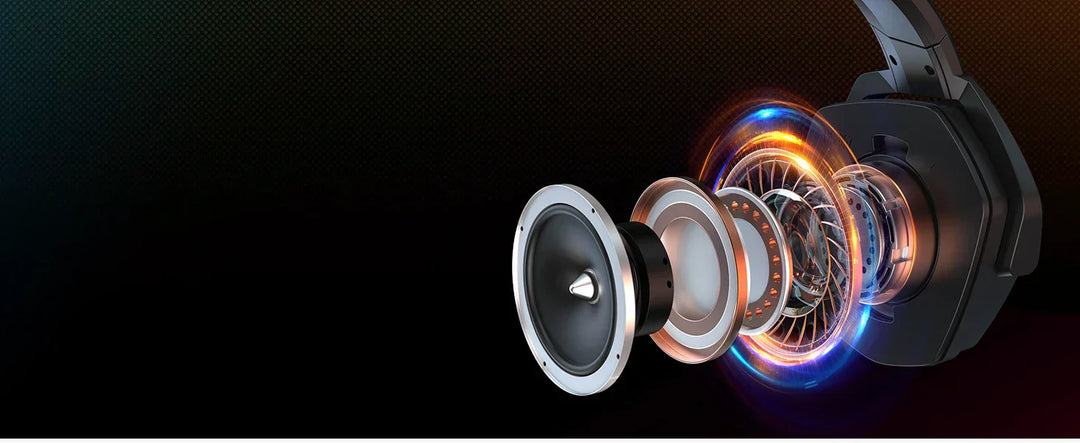 Cuffie Gaming Wireless con Microfono e Cancellazione Attiva del Rumore