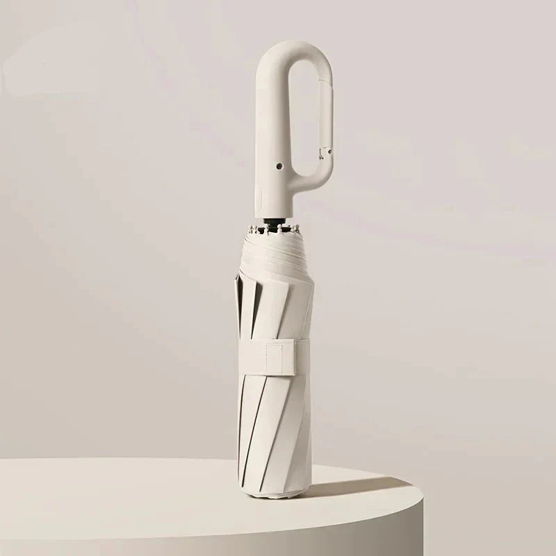 20 Stecche Ombrello Pieghevole Resistente al Vento di 105CM per Uomini, Manico Grande, Resistente all&